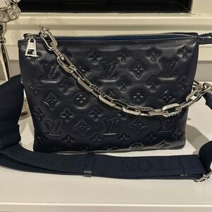 Louis Vuitton Coussin PM in Marine Blue. 100% Authentic